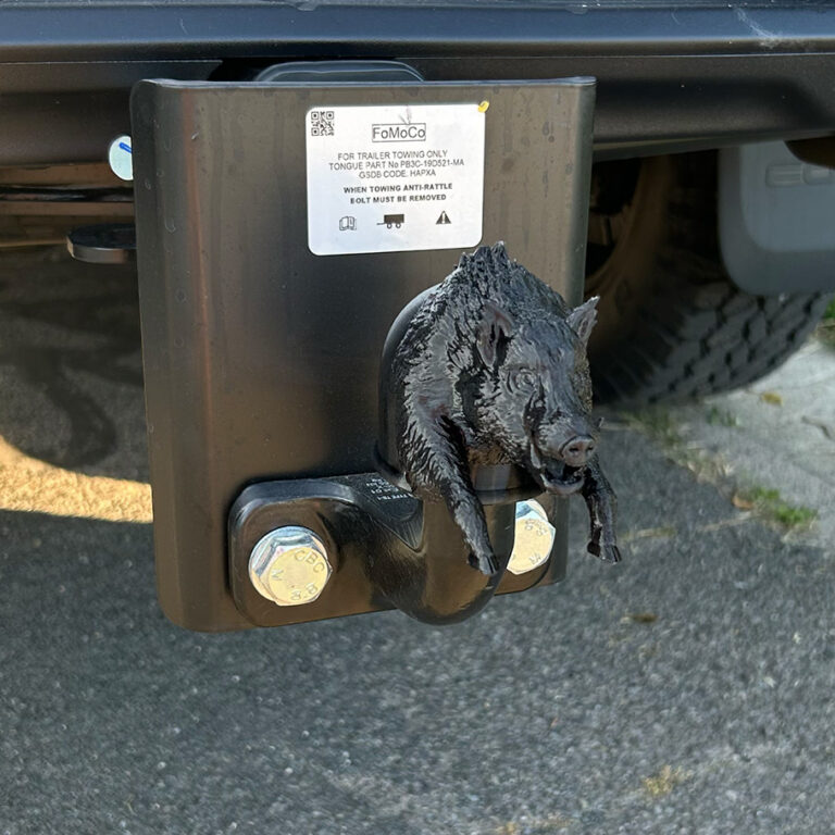 Abdeckung Anhängerkupplung - Wildschwein