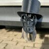 Anhängerkupplungsabdeckung Totenkopf 50mm Gentleman Skull aus TPU