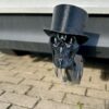 Anhängerkupplungsabdeckung Totenkopf 50mm Gentleman Skull aus TPU