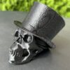 Anhängerkupplungsabdeckung Totenkopf 50mm Gentleman Skull aus TPU