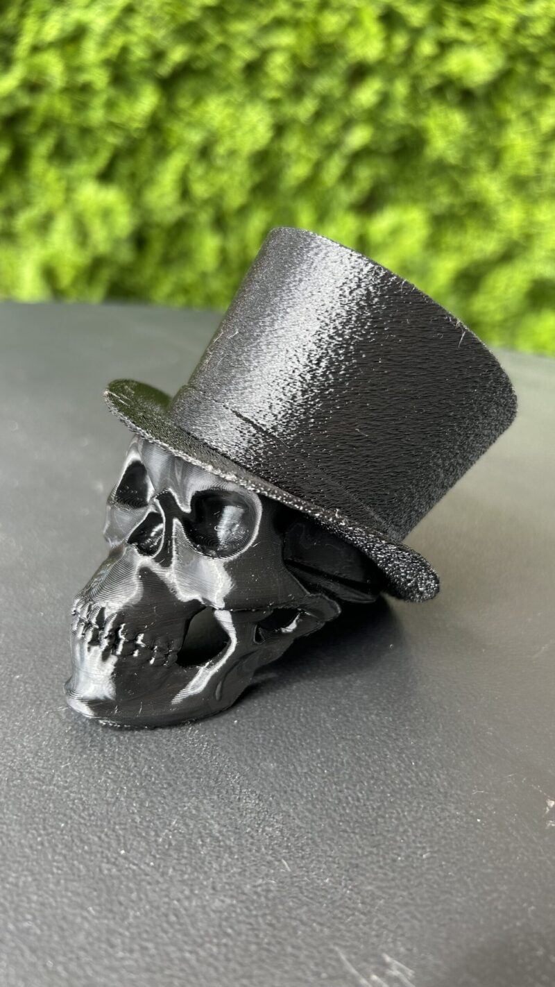 Anhängerkupplungsabdeckung Totenkopf 50mm Gentleman Skull aus TPU