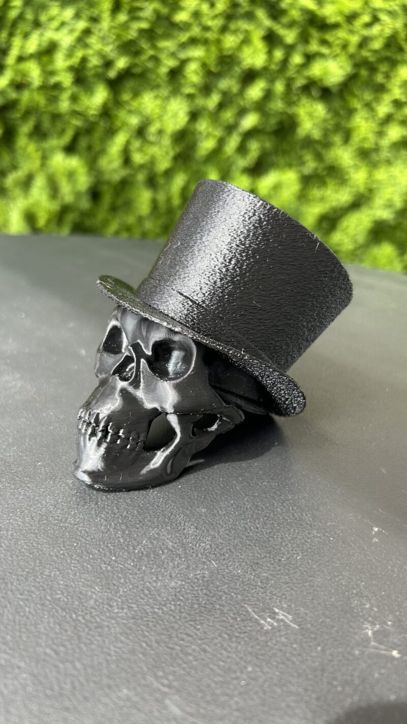 Anhängerkupplungsabdeckung Totenkopf 50mm Gentleman Skull aus TPU